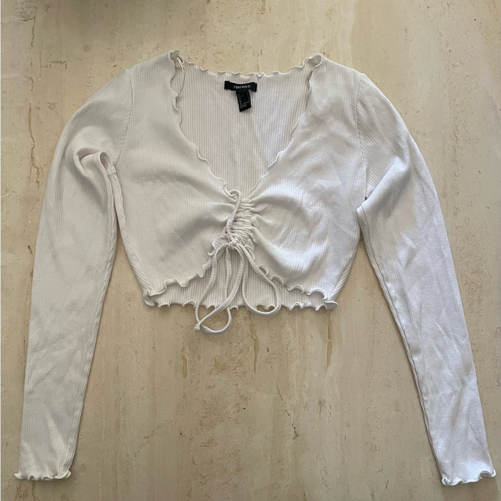 Forever 21 cropped long sleeve